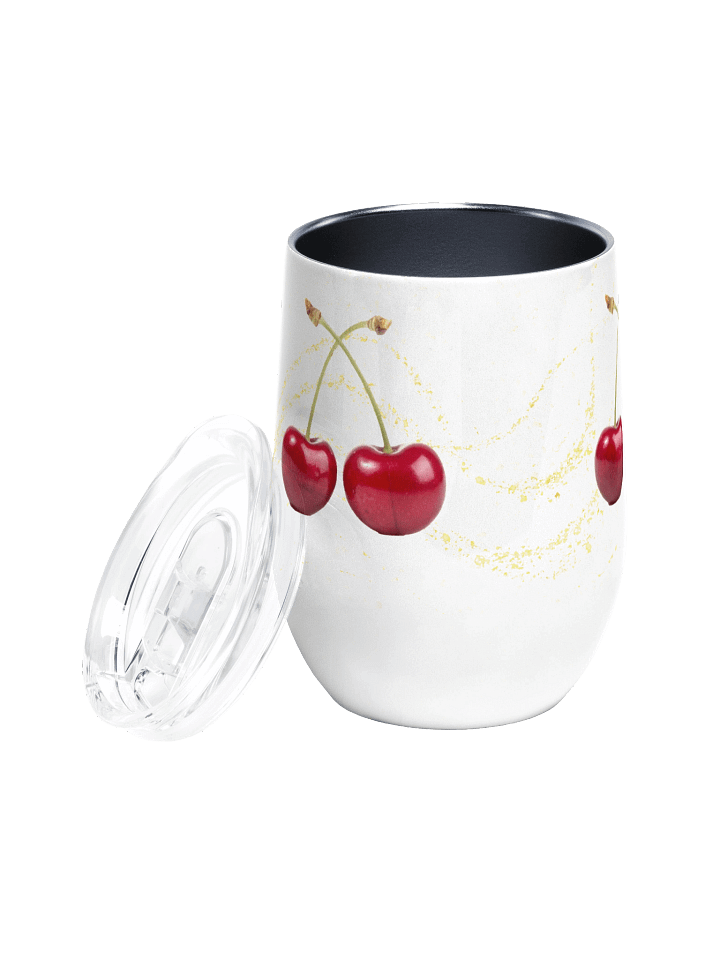 Cherry Glitz Wine Tumbler gift for trendy ladies girls moms colleagues product image (2)