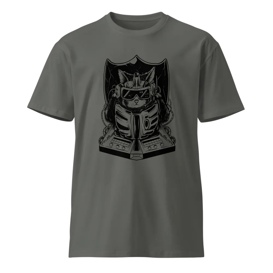 Techno Cat || AS Colour Unisex Premium T-Shirt product image (1)