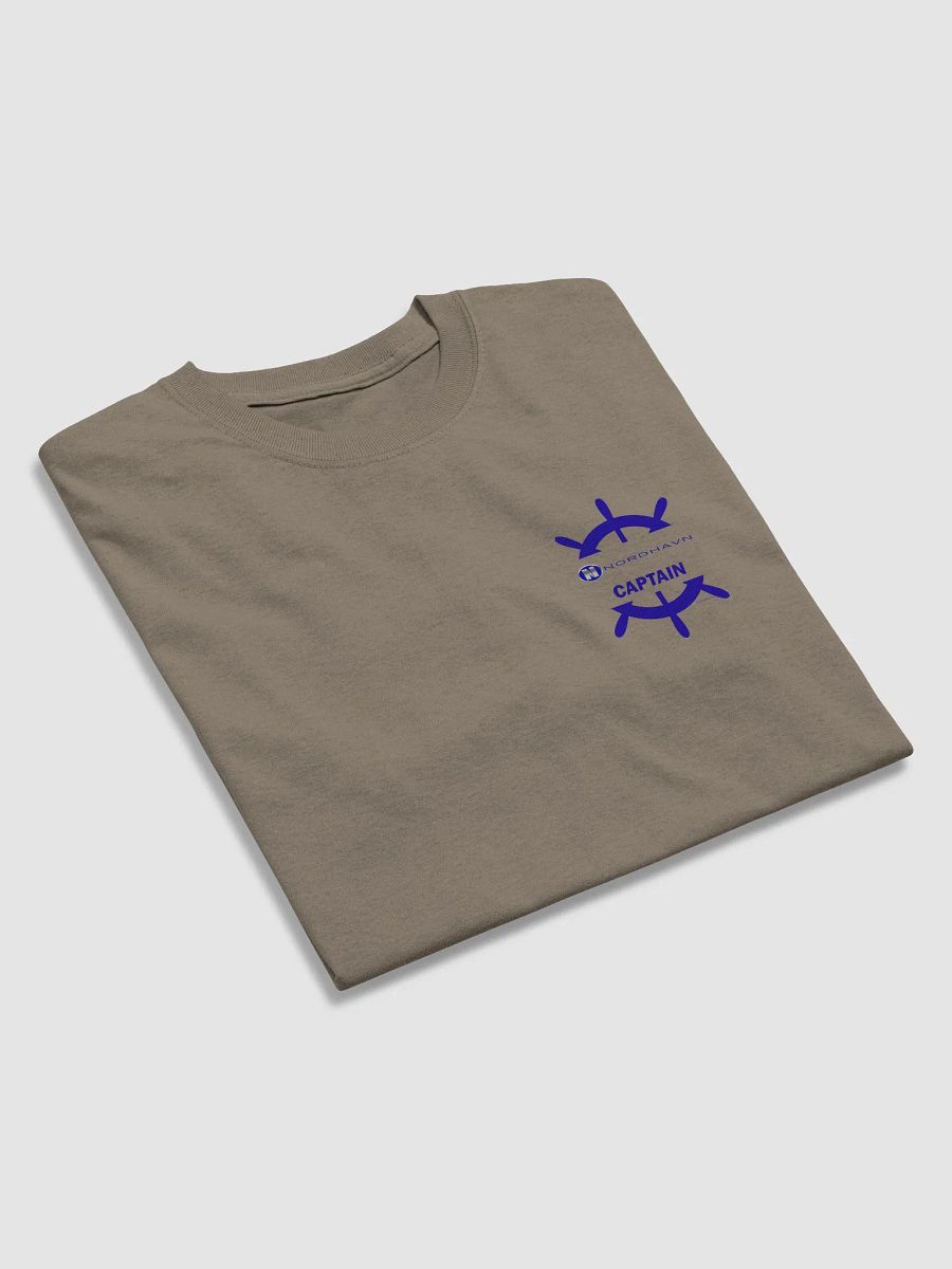 Nordhavn Captain - T-Shirt - Light Shirt w/Blue Logo product image (5)