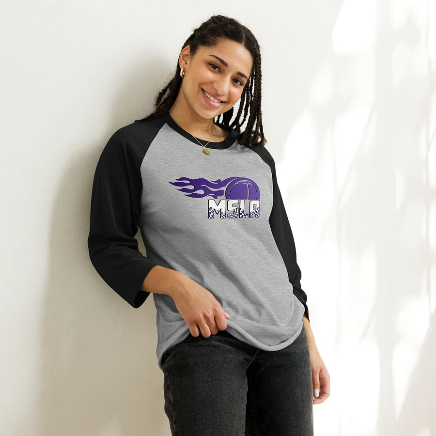 MSLA Purple Jersey Raglan Tee product image (30)