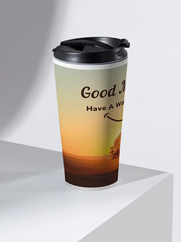 Smiling Sunrise Stainless Steel Travel Mug product image (2)