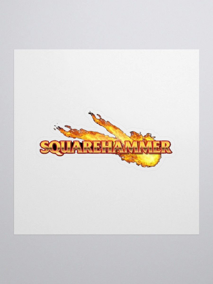 Square Hammer Kiss Cut Sticker product image (1)