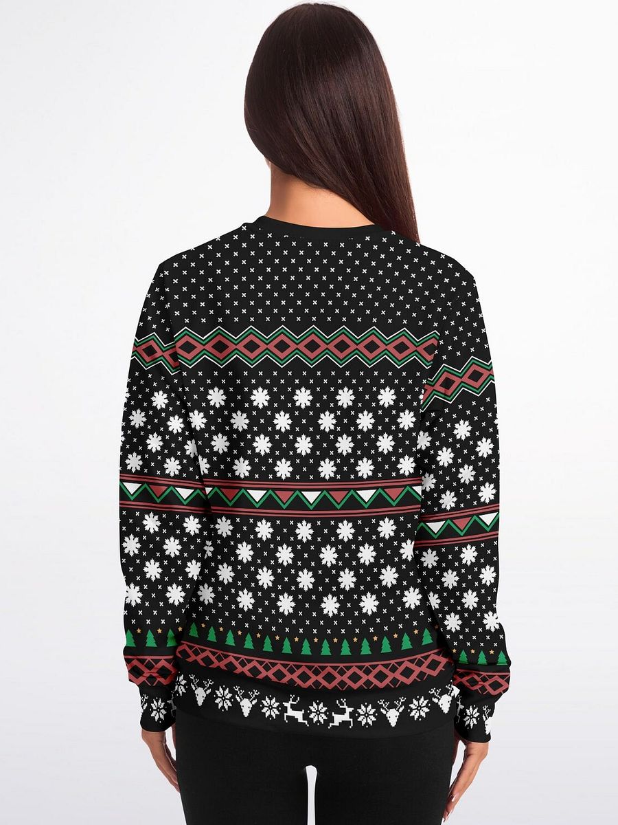 "Crochet with My Gnomies" Ugly Christmas Sweater | Knitting Crafter Holiday Sweatshirt | Crochet Gnome Winter Outfit product image (2)
