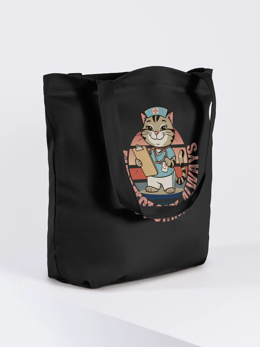 Purrfect Care Nurse Cat Eco Tote product image (4)