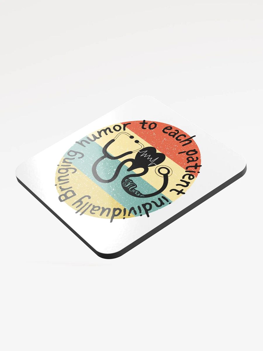Bringing humor to each patient individually Cork Coaster product image (3)