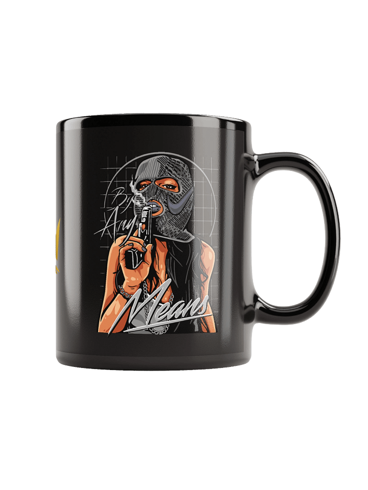 Silent Gesture Black Mug product image (1)