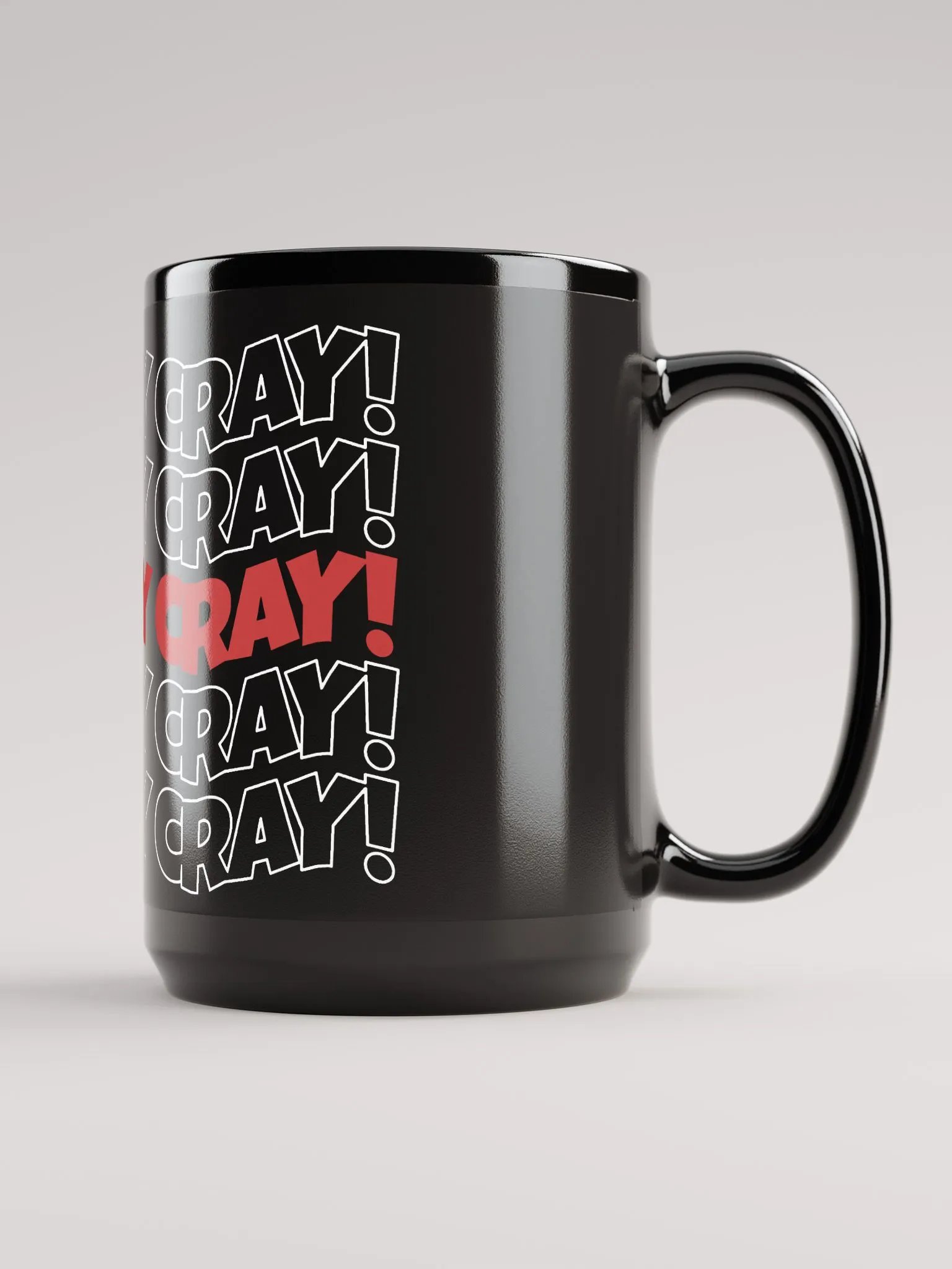 He's cray cray! Mug (red/white) product image (1)