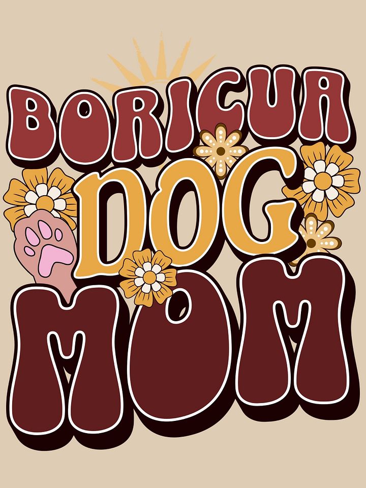 Boricua Dog Mom Camiseta Unisex product image (1)