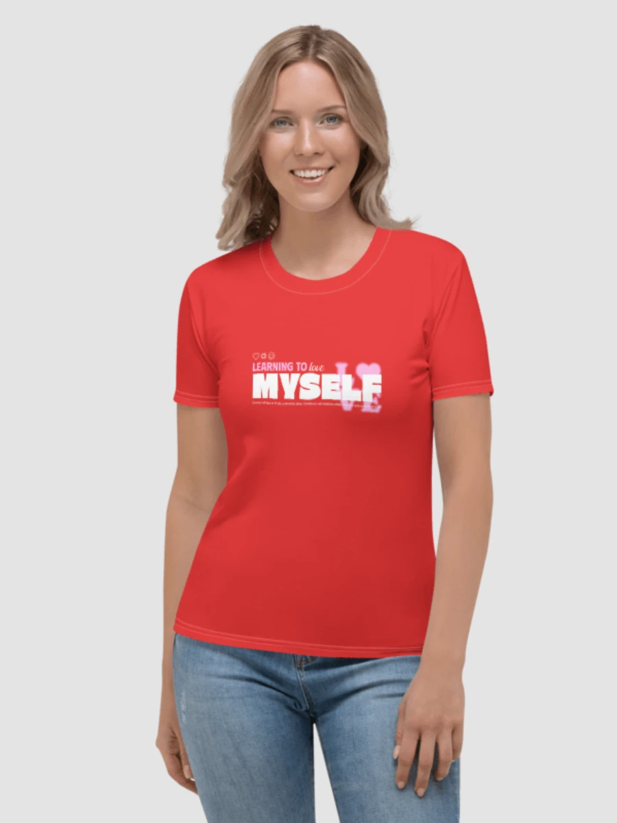 Learning To Love Myself T-Shirt - Ruby Red product image (3)