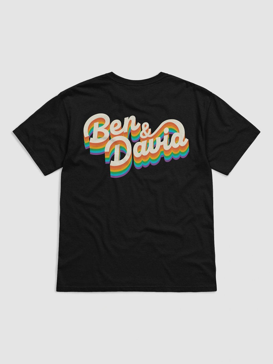 Men's Cruise with Ben and David Pride Logo T-Shirt - Black product image (9)