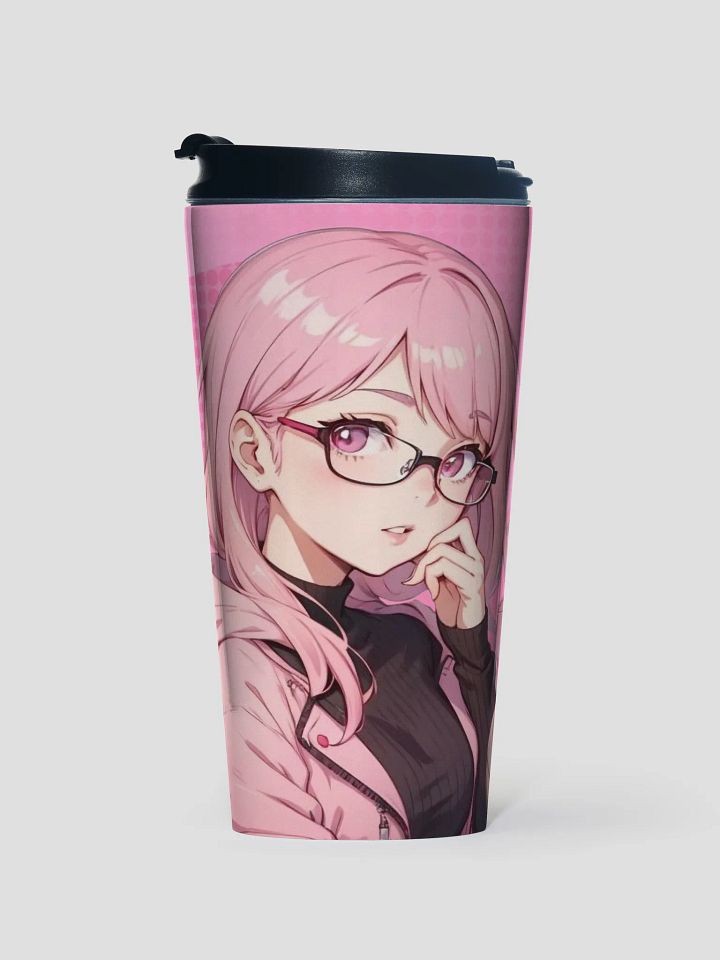 (PINK WAIFU) K Stainless Steel Travel Mug product image (1)