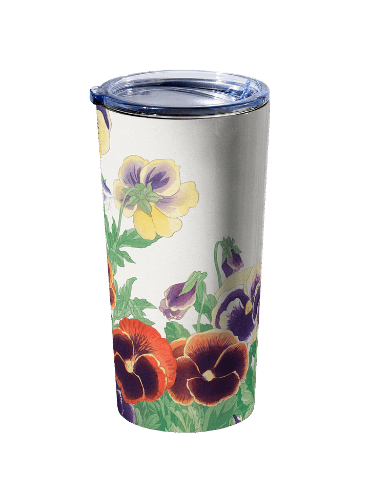 Pansies 20oz Stainless Steel Tumbler product image (2)