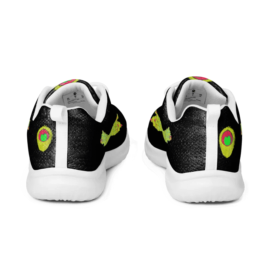 Black with Yellow Peacock Shoe product image (4)