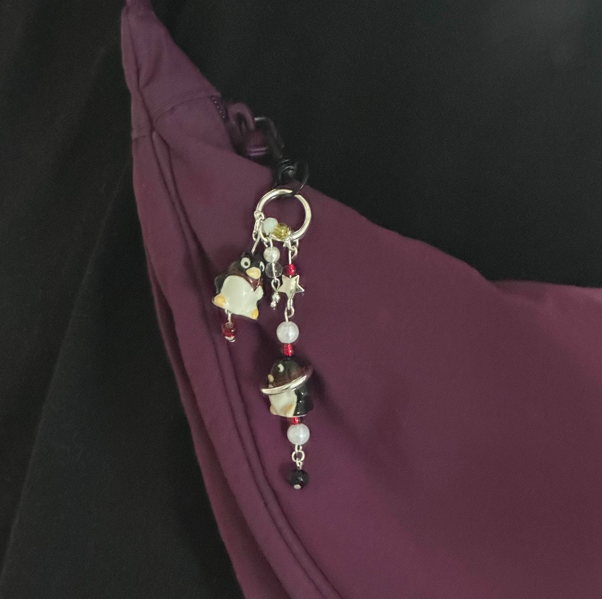 Epic handmade penguin keychain! product image (4)