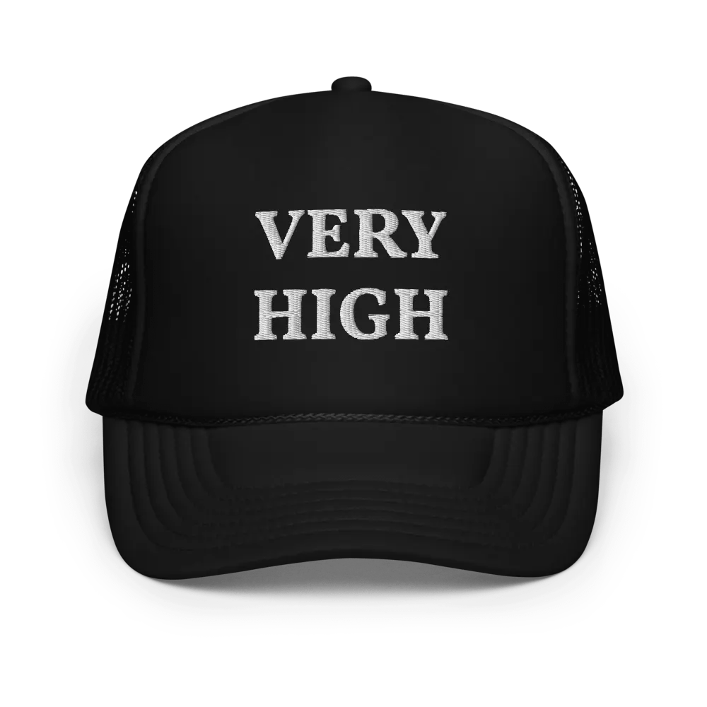 Very high - Embroidered Trucker Cap Hat product image (1)