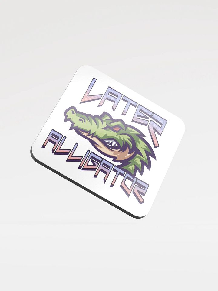 Later Alligator Allure Glossed Cork Coaster product image (2)
