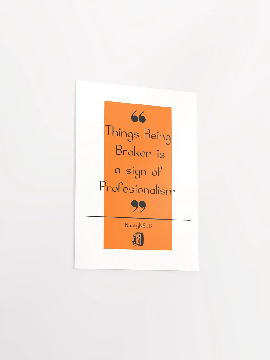 Things Being Broken Inspiration Poster product image (3)