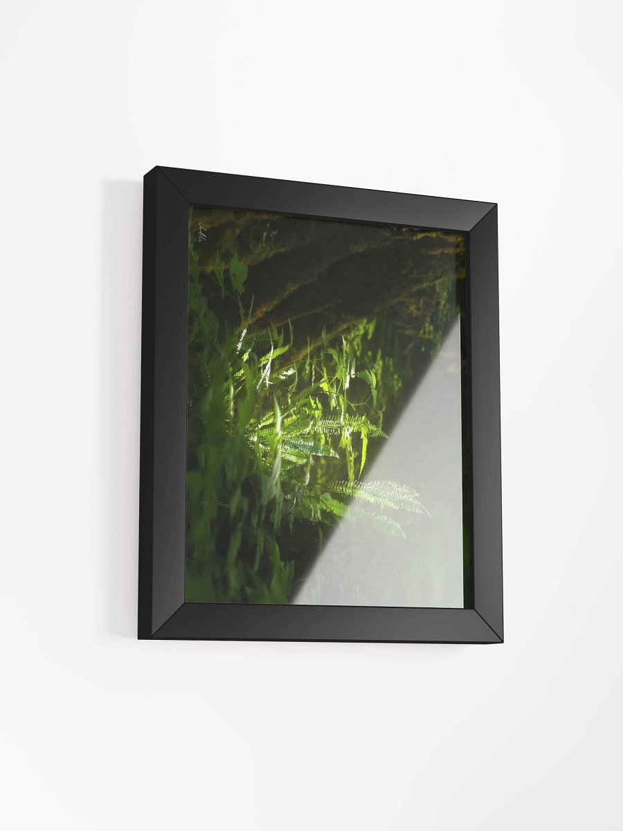A little shot of sunshine in the wood's Framed Matte Poster product image (6)