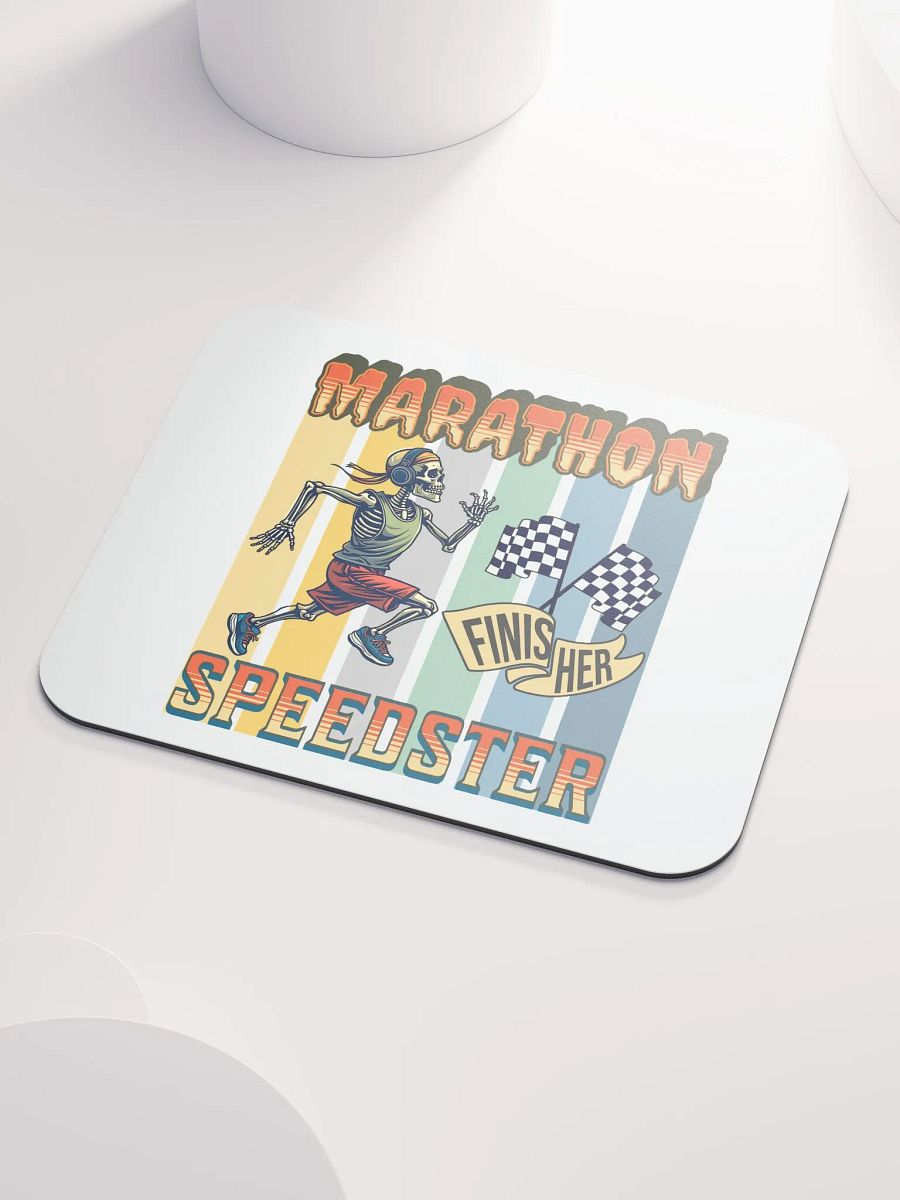 Marathon Speedster Skeleton Running Mouse Pad product image (3)