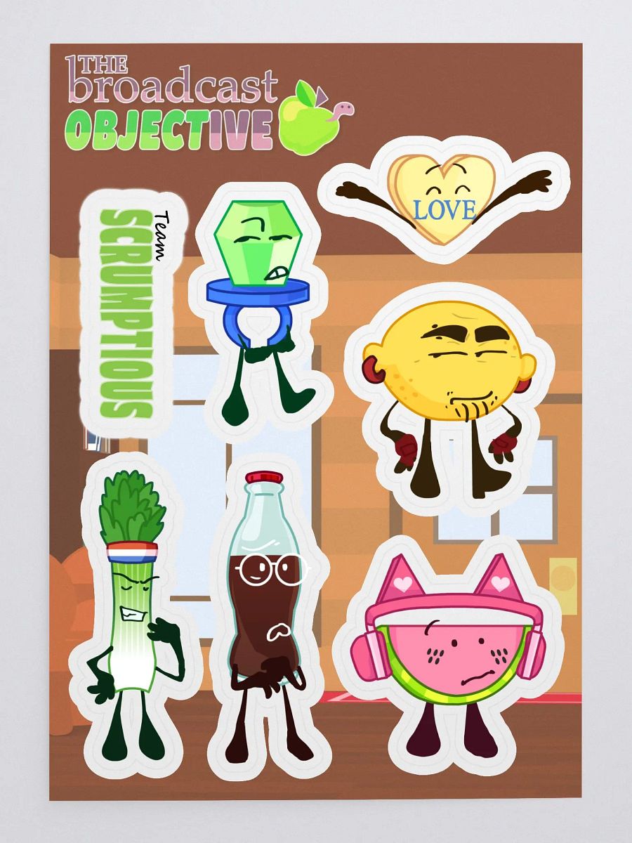 Team Scrumptious Stickers product image (3)
