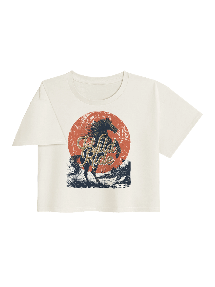 The "Wild Ride" Vintage Horse Premium Crop Top product image (10)