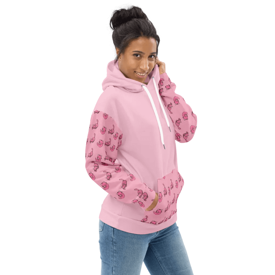Pink Cat Paradise Hoodie product image (1)