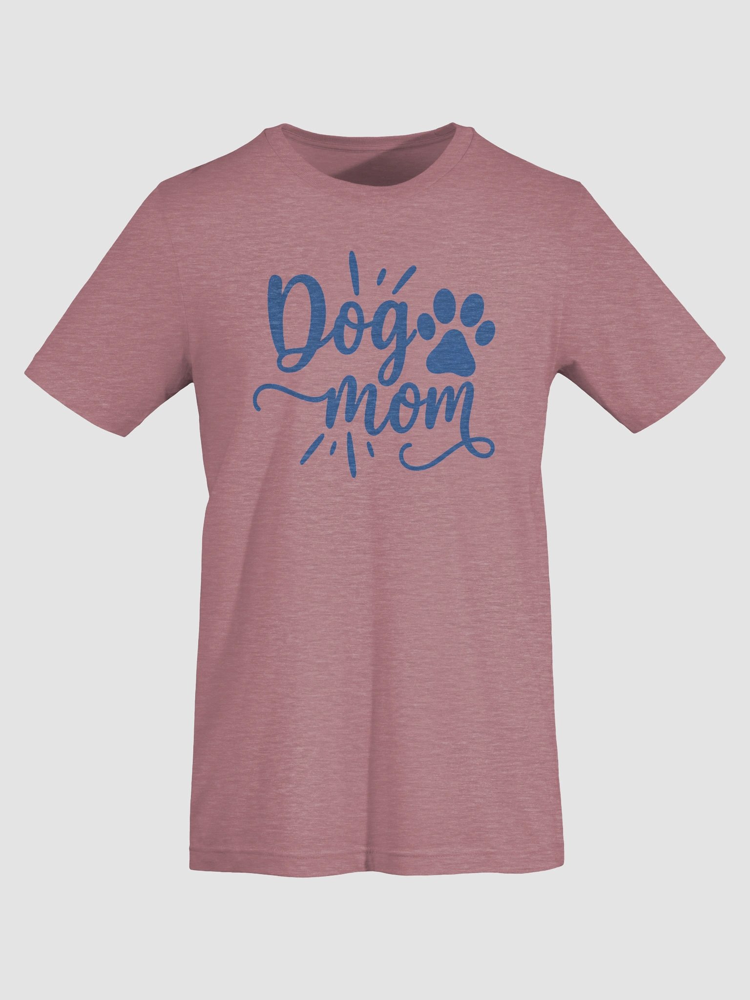 Dog Mom T-Shirt with Paw Print | Handwritten Pet Lover Tee | Cute Gift for Dog Moms product image (7)