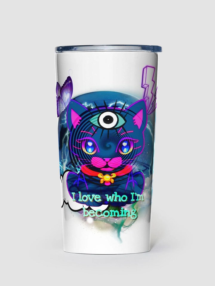 I love who I'm becoming (20oz Stainless Steel Tumbler) product image (1)