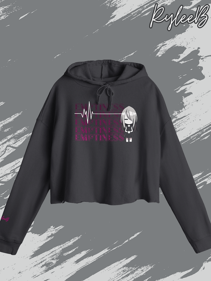 Moody crop hoodie - Emptiness by RyleeB product image (1)
