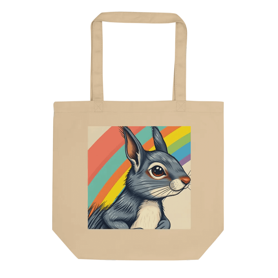 Rainbow Squirrel Eco Tote product image (1)