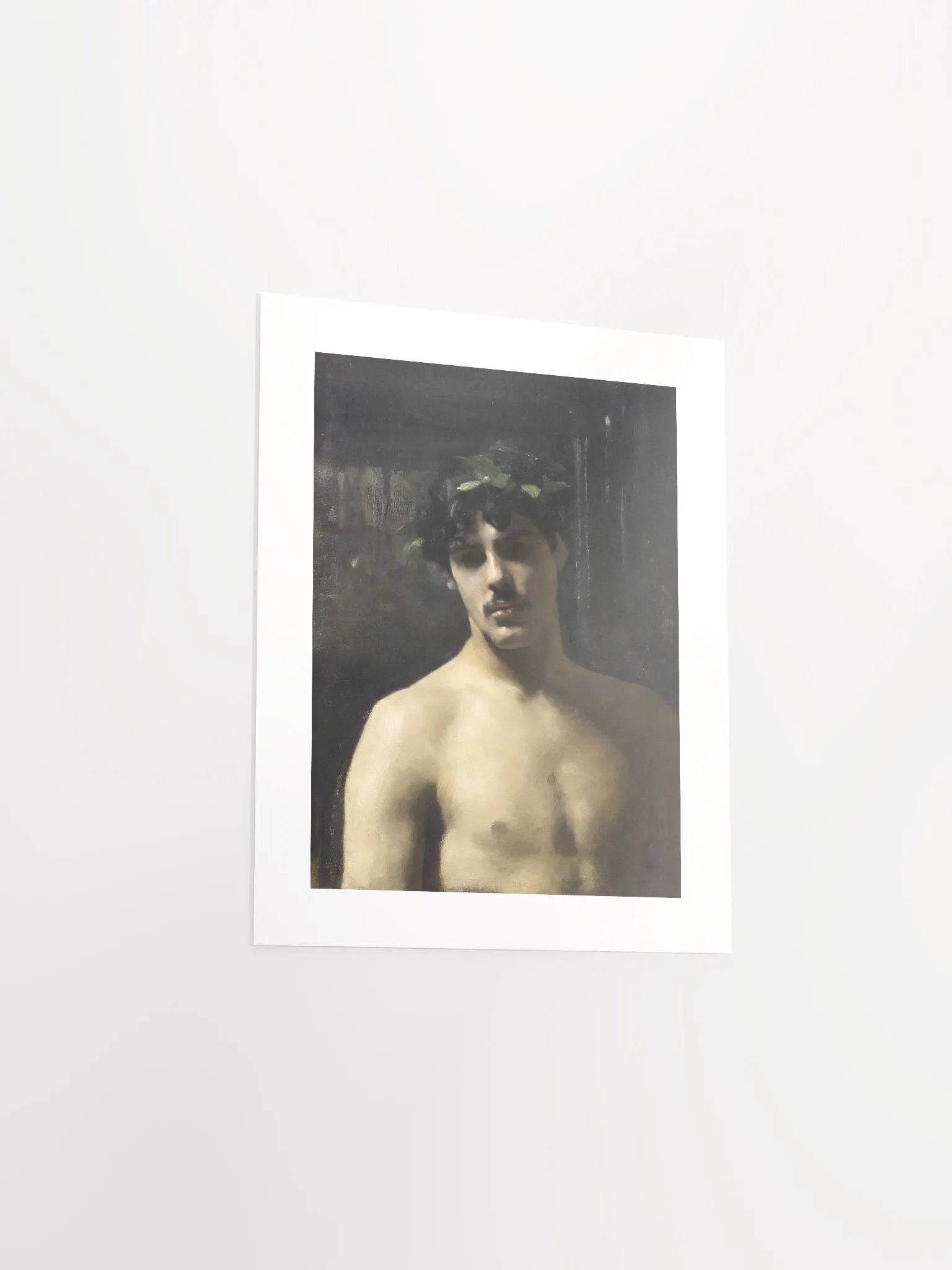 Man Wearing Laurels by John Singer Sargent (c. 1874–1880) - Print product image (3)