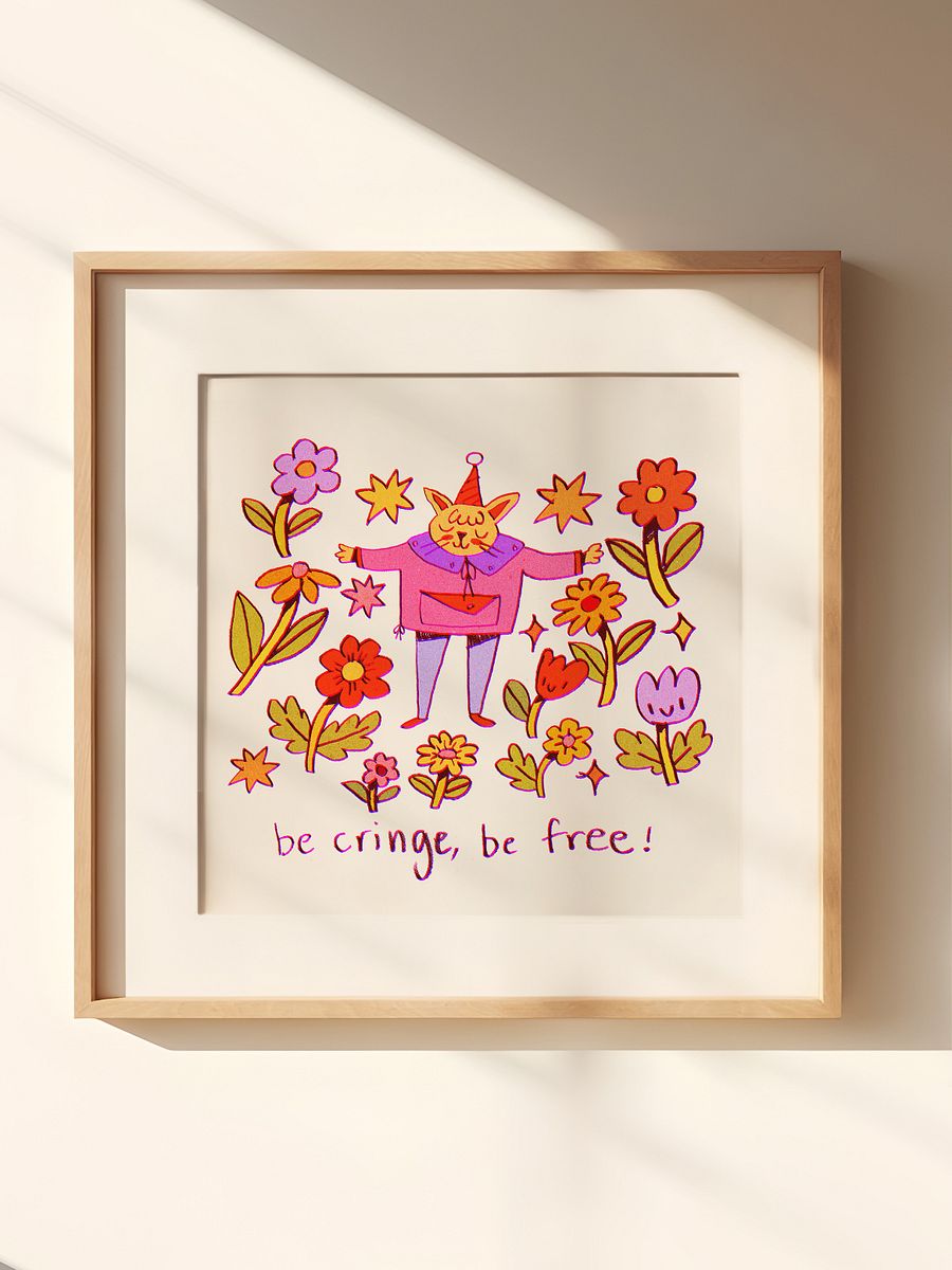 Be Cringe, Be Free Print product image (1)
