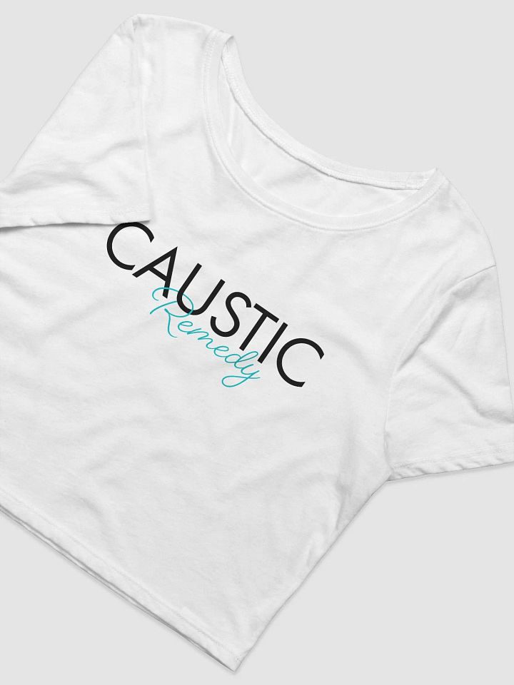 Caustic Remedy Cropped Tee (White) product image (2)