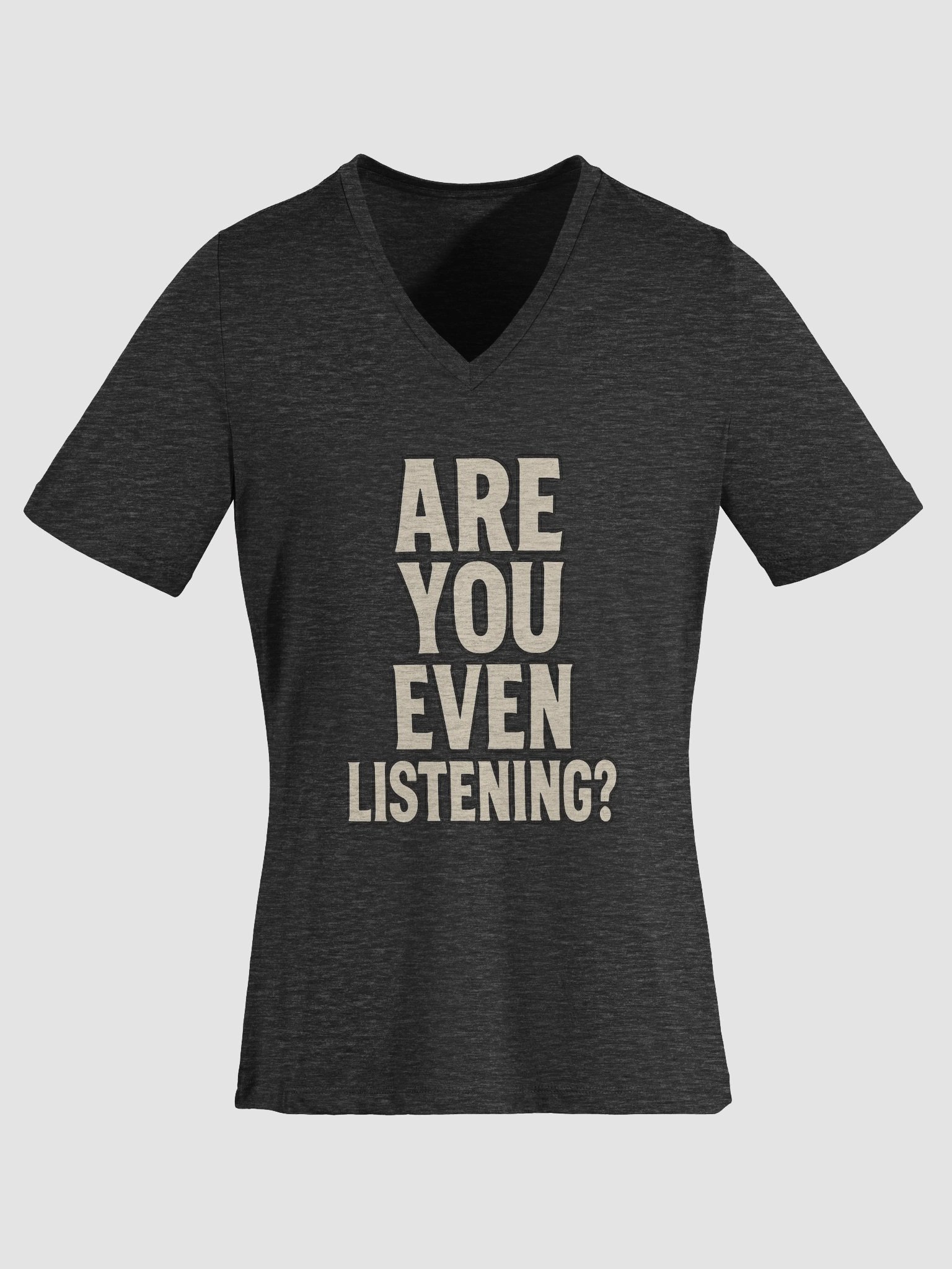 Playful Vibe Relaxed V-Neck Tee product image (3)