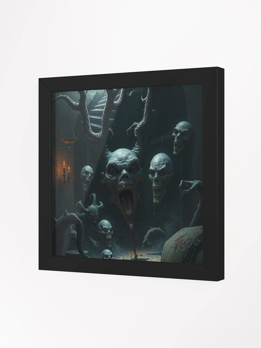 Horror in the Basement Framed Print product image (1)