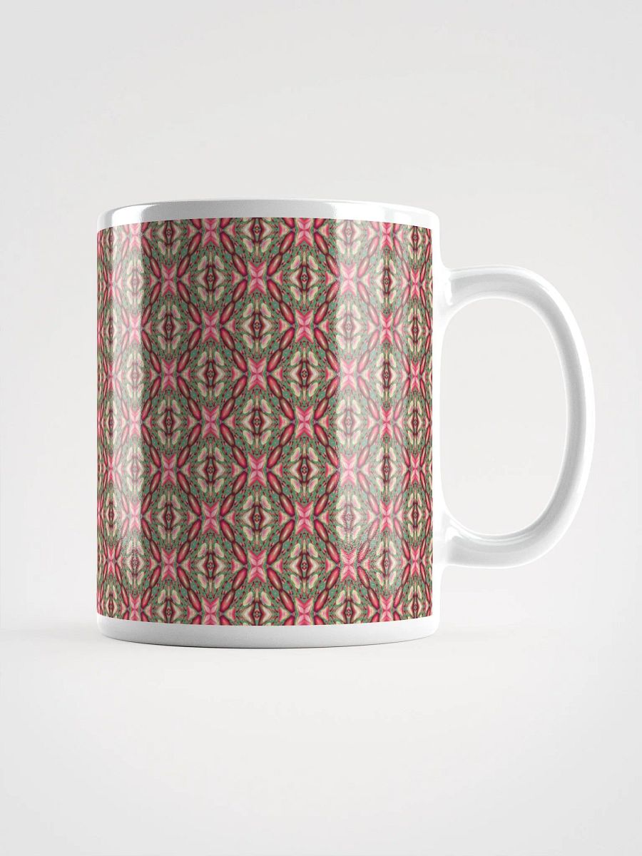 Vibrant Diamond & Floral Ceramic Mug product image (1)