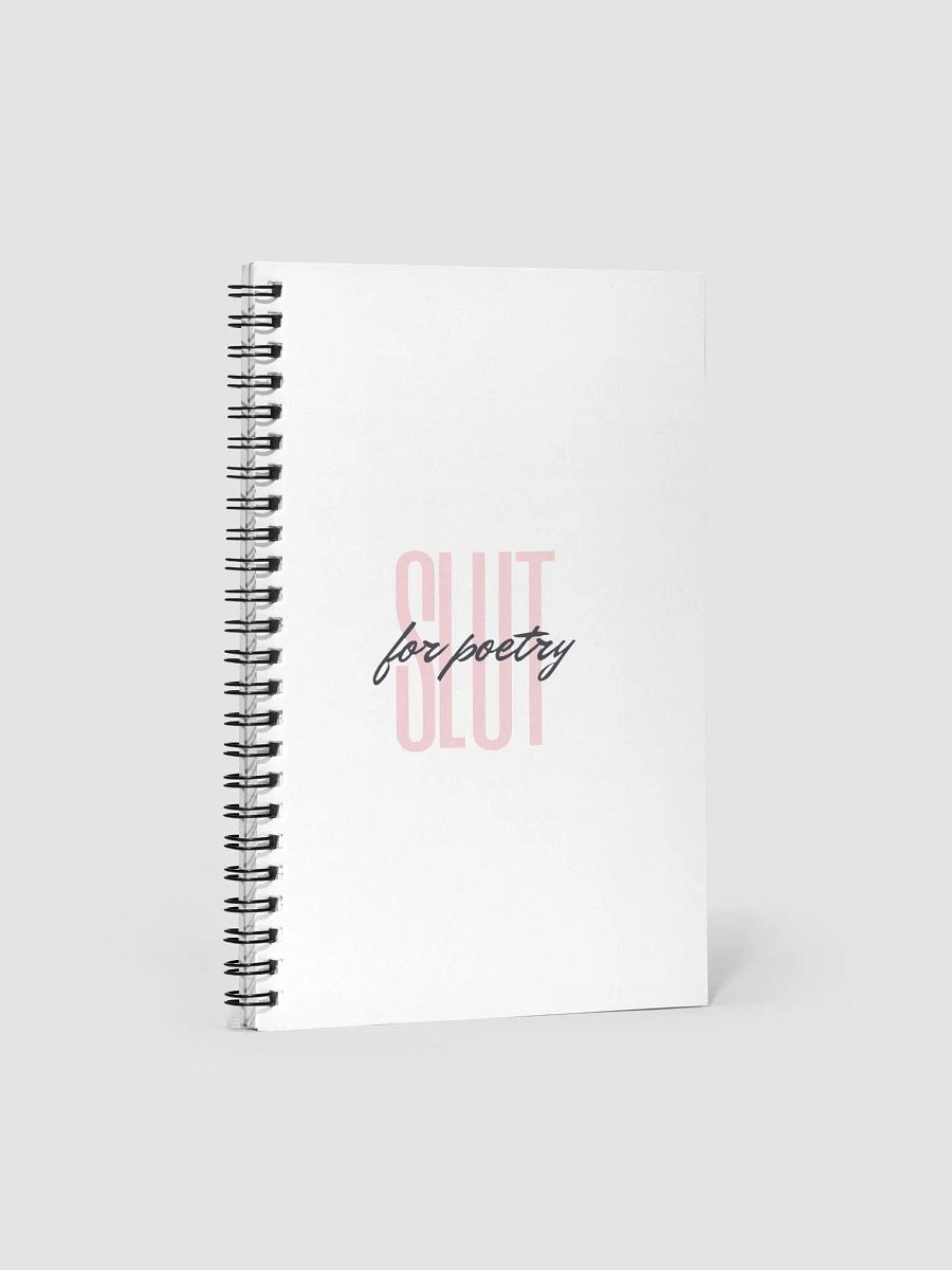SLUT for poetry notebook product image (1)