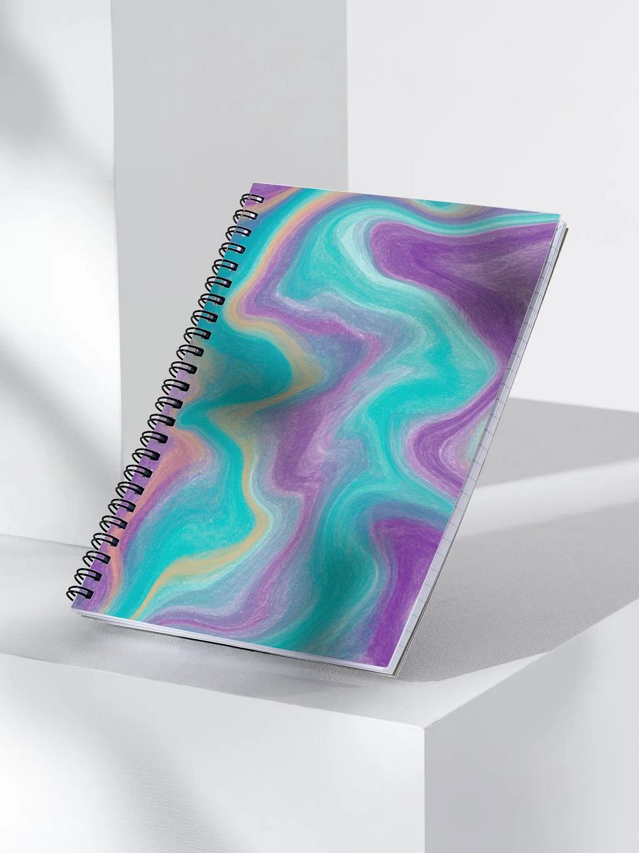 Purple and Teal Marble Fluid Art product image (3)