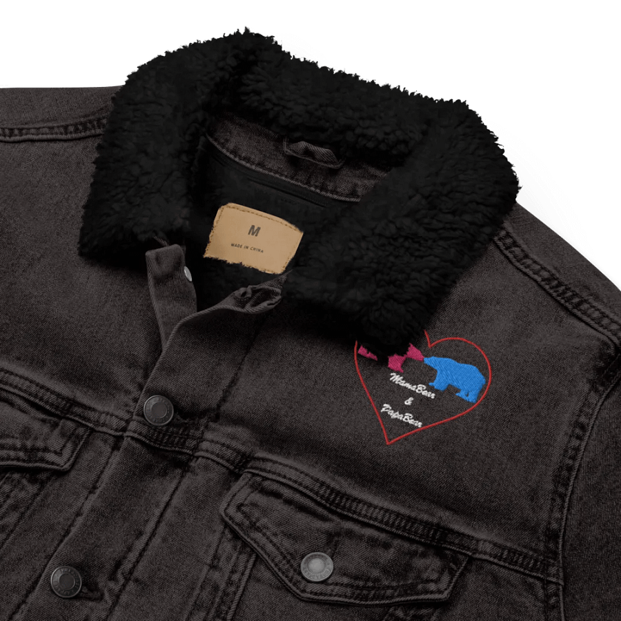 Mama & Papa Bear Sherpa Denim Jacket product image (6)