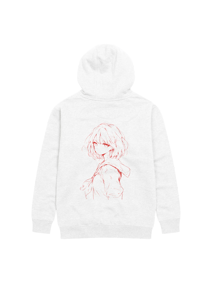 Minimalistic Anime Back Printed Hoodie product image (2)