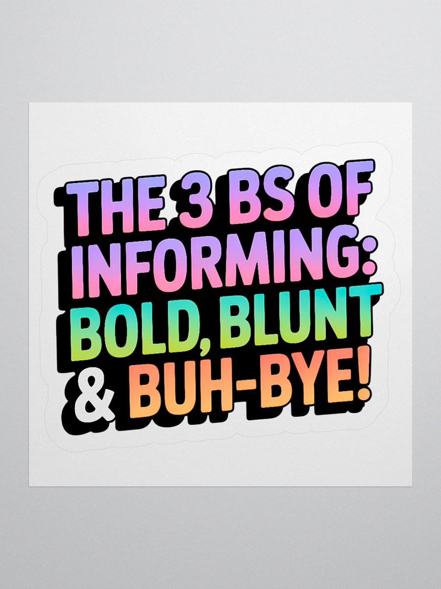 Informing Human Design Manifestor Sticker product image (1)