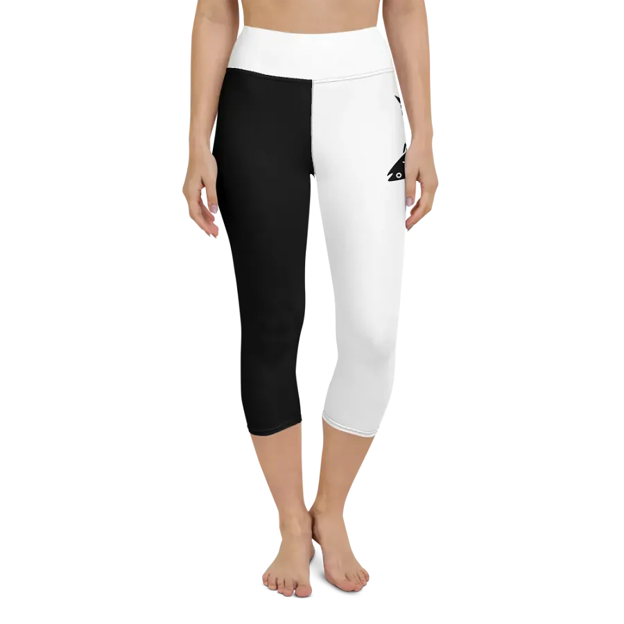 Copy of Fish Flexi Capri Yoga Leggings – 90s Vibes, Ultimate Comfort! product image (1)