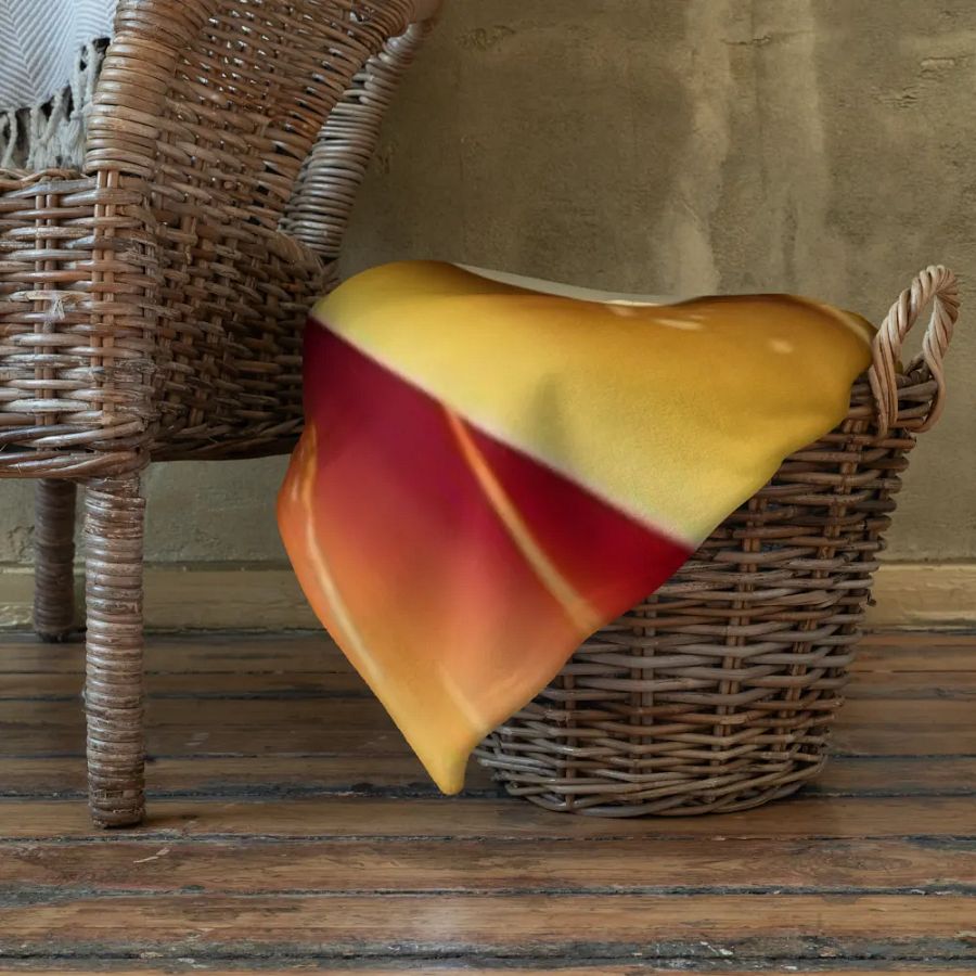Exotic Surrealistic Rose Throw Blanket product image (11)
