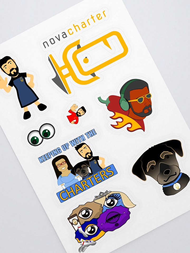 Novacharter Sticker Sheet product image (1)