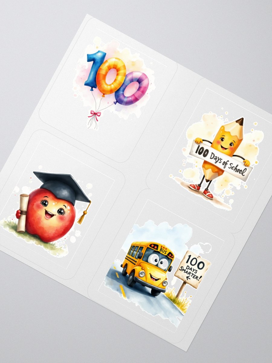 100 Days of School Celebration Sticker Pack product image (5)