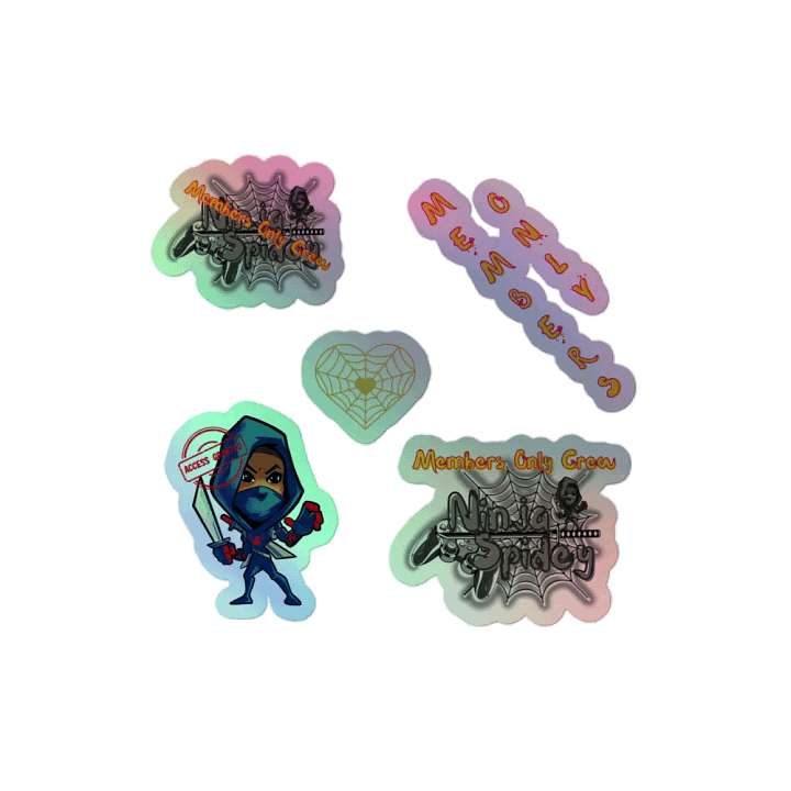 Member Only Holo-Stickers! product image (2)