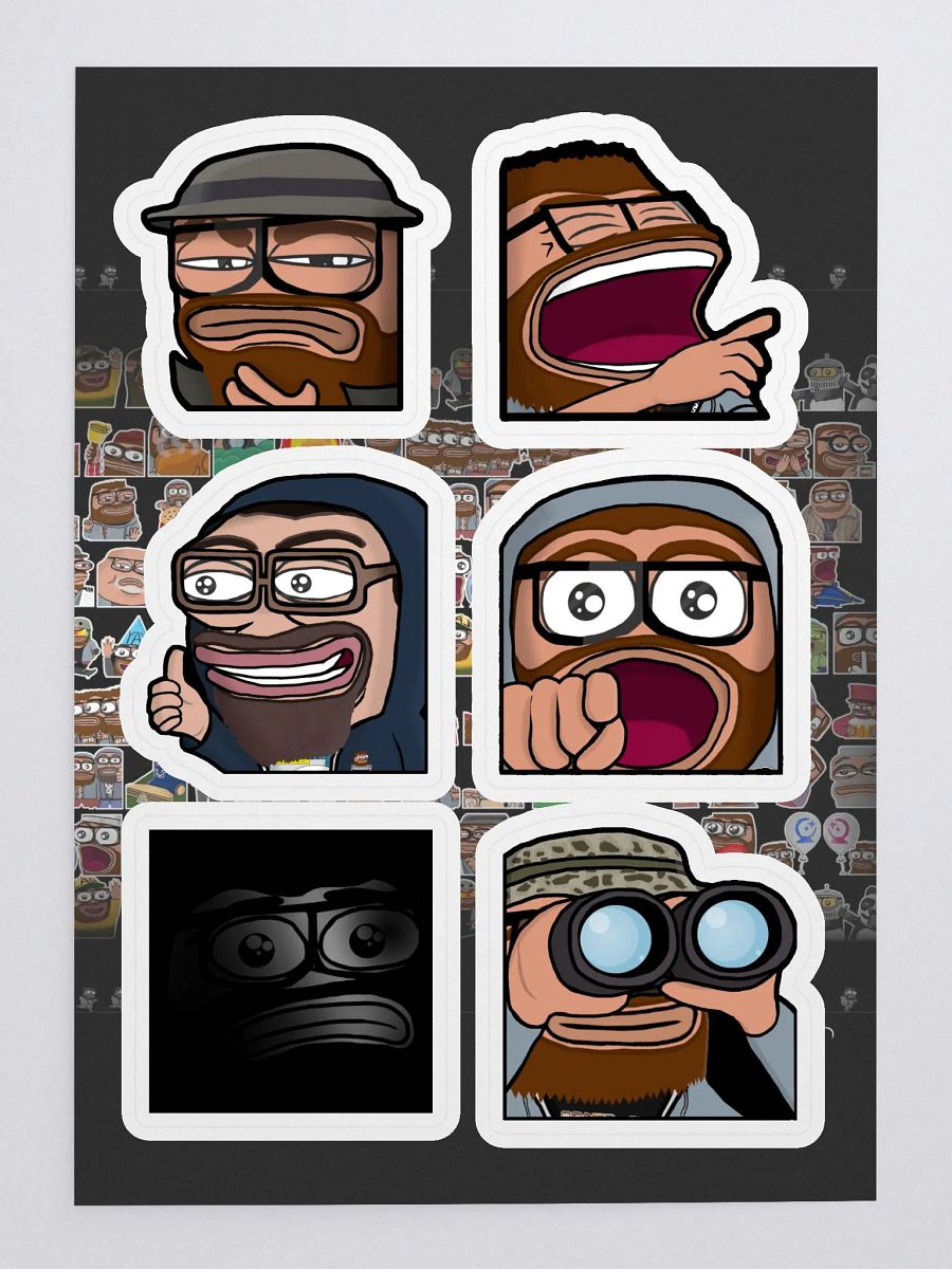 Leopard emote stickers product image (3)