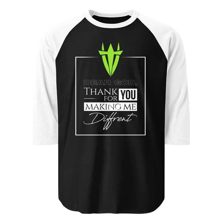 Jersey Raglan Tee: Dear God product image (1)