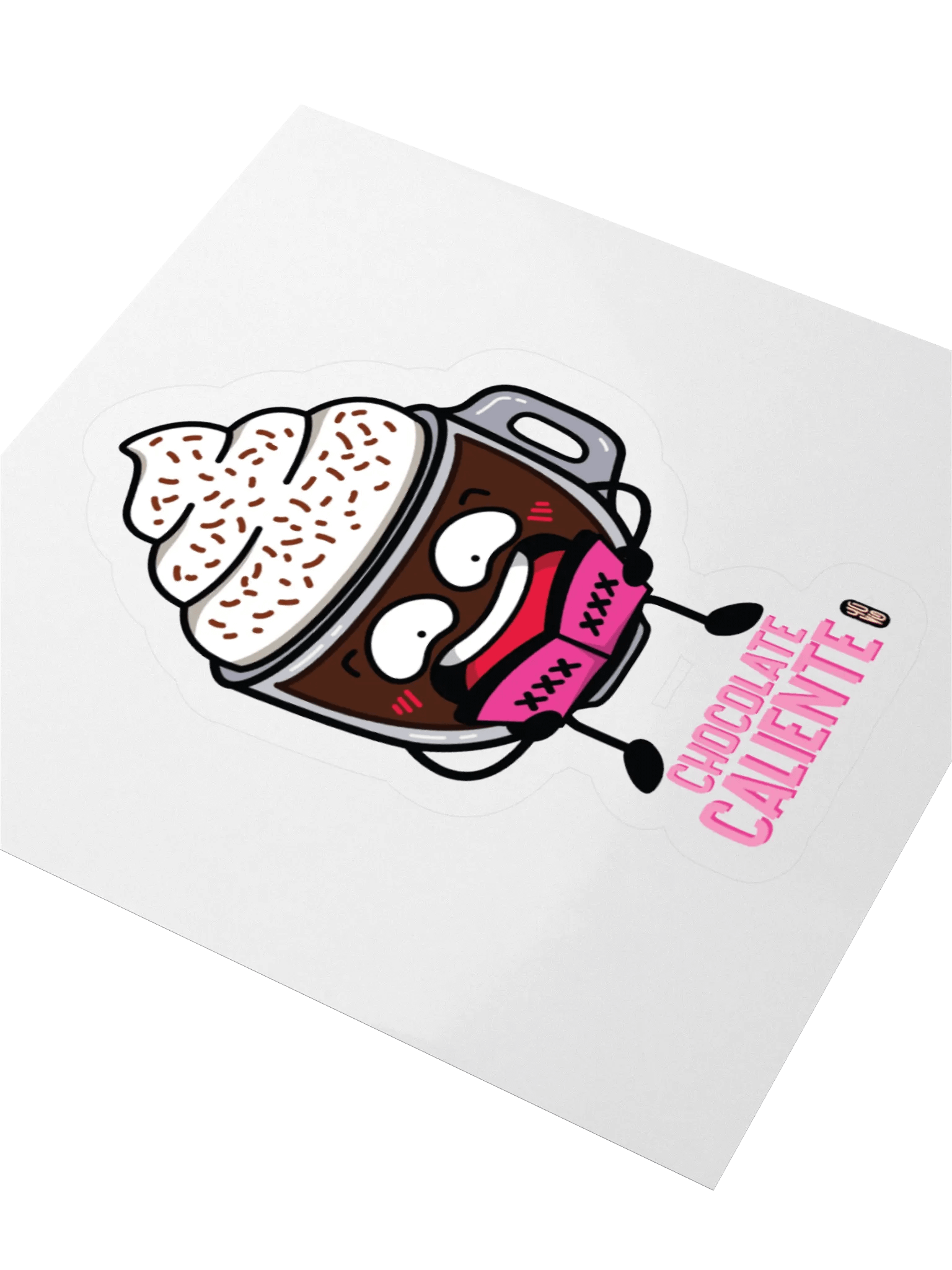Chocolate Caliente - Sticker (Kiss Cut) product image (3)