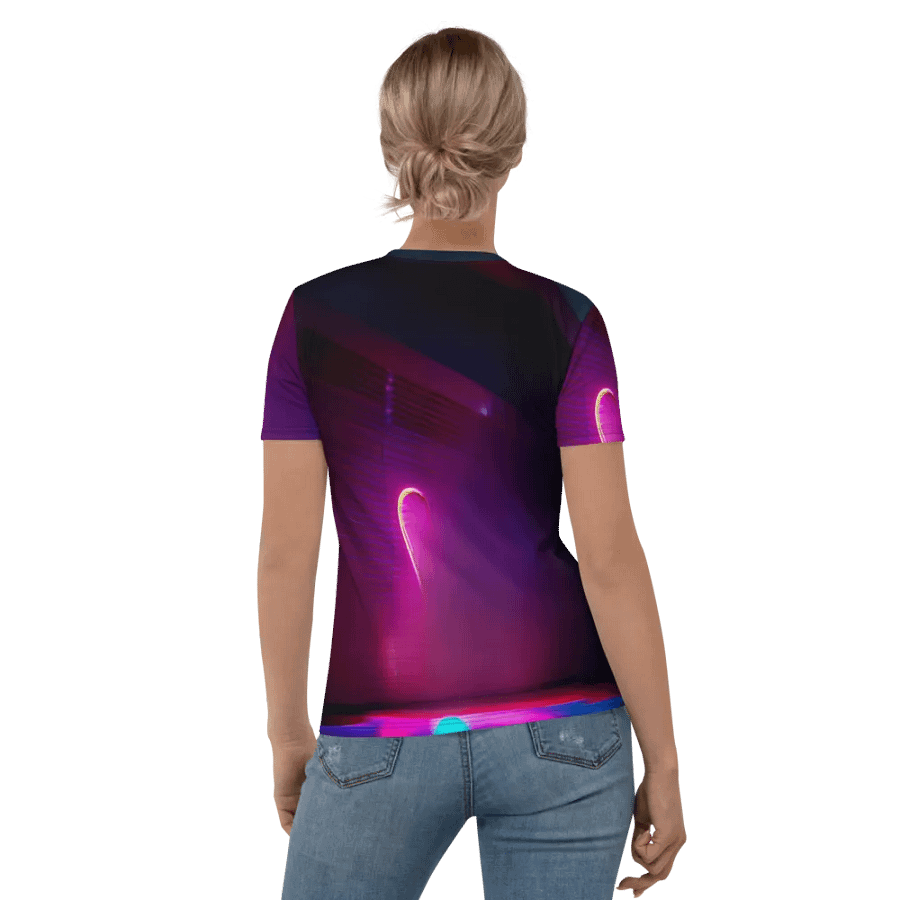 Neon Guitar All Over Print T-shirt product image (6)